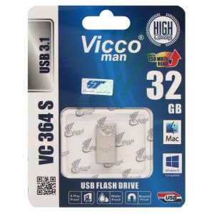 نقره ای Vicco VC364 S USB3.1 Flash Memory – 32GB