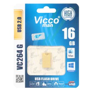 طلایی Vicco man VC364 G USB3.1 Flash Memory – 32GB