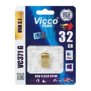 Vicco man VC371 G USB3.1 Flash Memory – 32GB طلایی