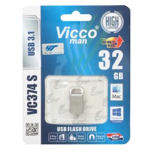 نقره ای Vicco man VC374 S USB3.1 Flash Memory – 32GB