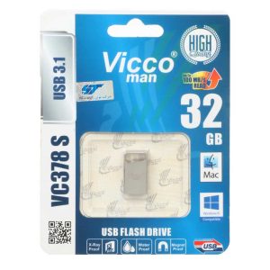 نقره ای Vicco man VC378 S USB3.1 Flash Memory – 32GB